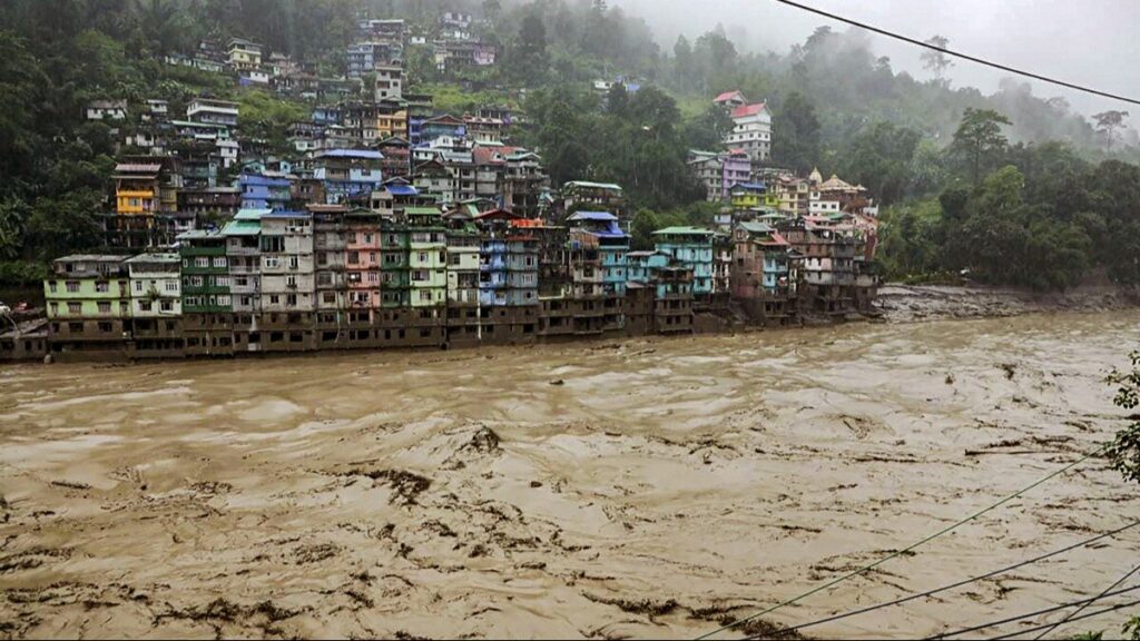 Sikkim road break